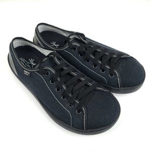 SOM Sense of Motion Footwear Black Canvas Lightweight Shoe Men 7 Women 8.5
